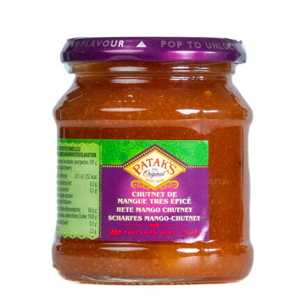 Mango Chutney ostré k mäsu 340g