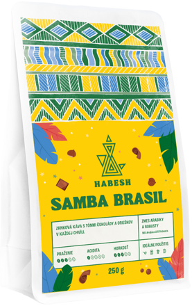 Káva Habesh  Brasil Samba 250 gr.