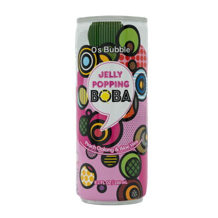 Nápoj O´s Bubble Broskyňa a Aloe vera 240 ml