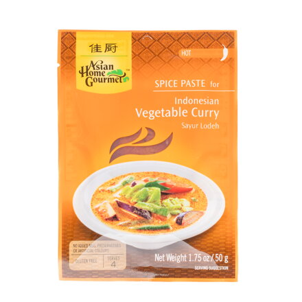 Pasta hot na Indonesian Vegetable Curry AHG 50g