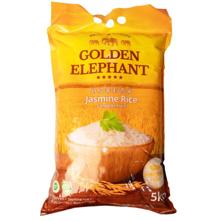 Ryža jasminova Golden Elephant 5kg