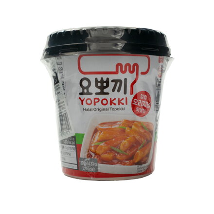 Koláčiky ryžové Topokki originál cup 120g