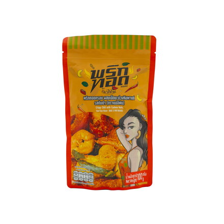 Čili snack s kešu orieškami s príchuťou Tom Yum 100g