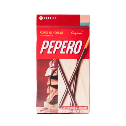 Tyčinky Pepero originál čokoládové 47g