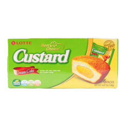 Koláčiky Custard s vaječ. krémom 138g