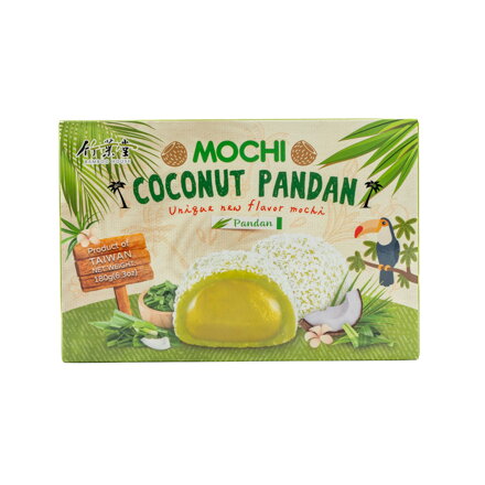 Koláčiky ryžové Mochi kokos pandán 180g