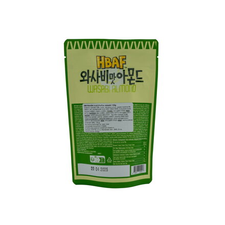 Mandle s príchuťou wasabi 120g