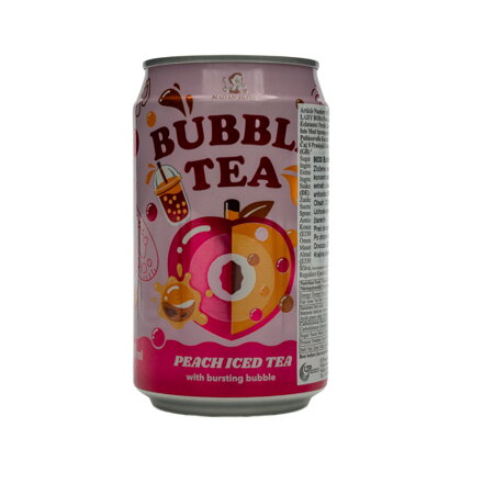 Bubble Tea Ľadový čaj Broskyňa 320 ml