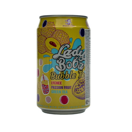 Bubble Tea Zelený čaj Liči Marakuja 320 ml