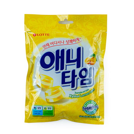 Cukríky Anytime xylitol citrón-mäta Lotte 60 g