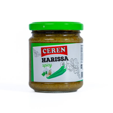 Omáčka papriková ostrá Harissa zelená 190g