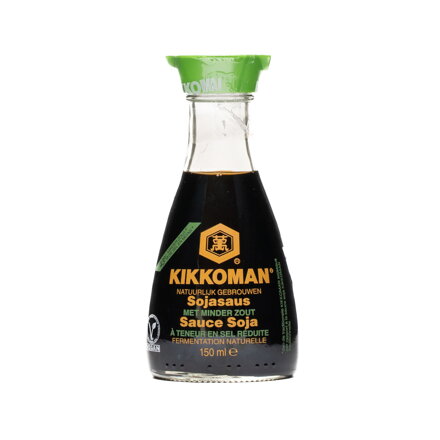 Sójová omáčka prírodná Kikkoman menej slaná 150ml