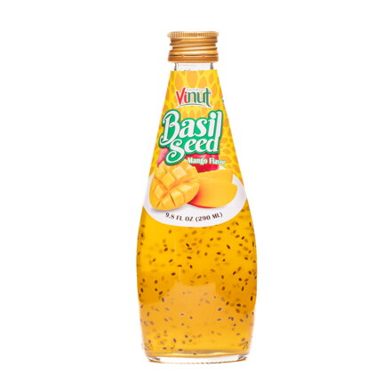 Nápoj so semienkami bazalky mango Vinut 290ml