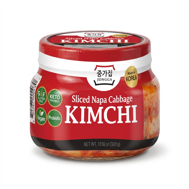 Kimči z krájanej kapusty vegánske Jongga 300g