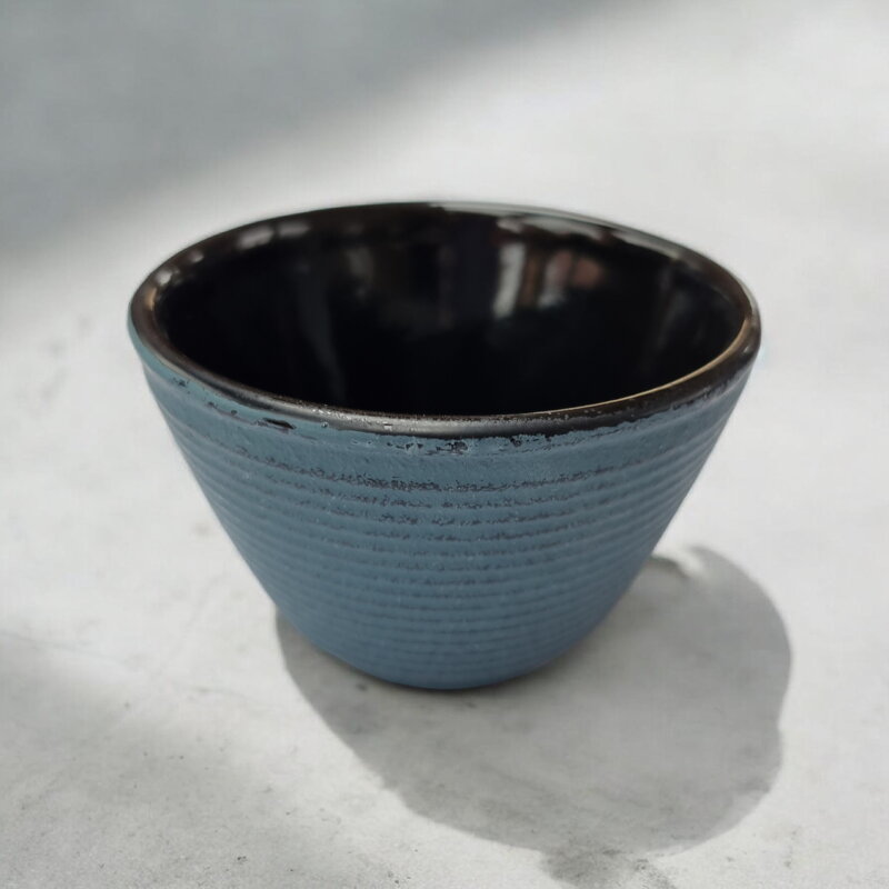 Liatinová šálka Itome, petrolejová (0,12 l)