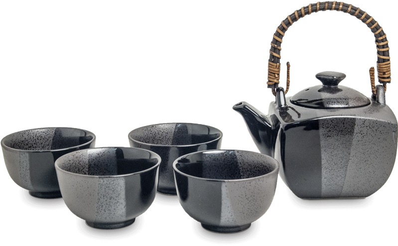 Set na čaj sivočierny (pre 4 osoby)