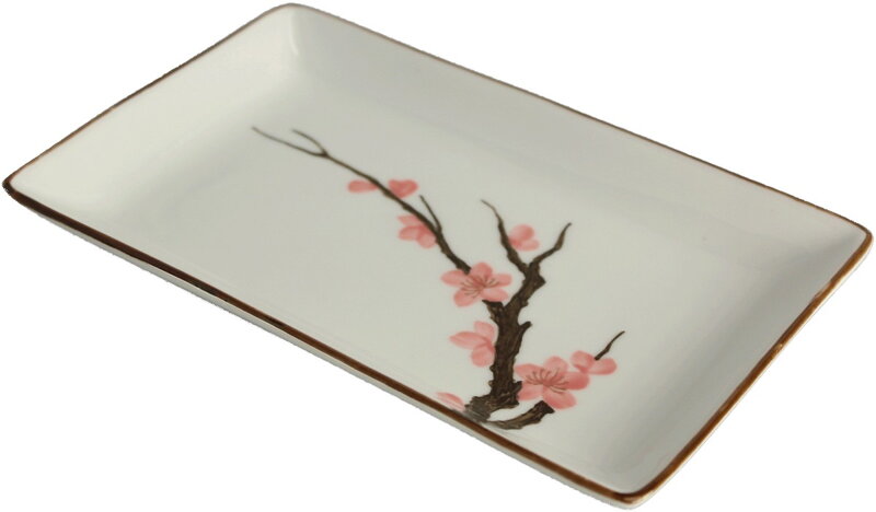 Porcelánový tanier na sushi Sakura 20x13cm