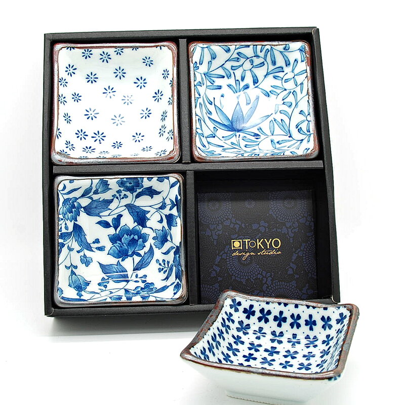 Set japonských misiek 4ks  (8,5 x 8,5cm)