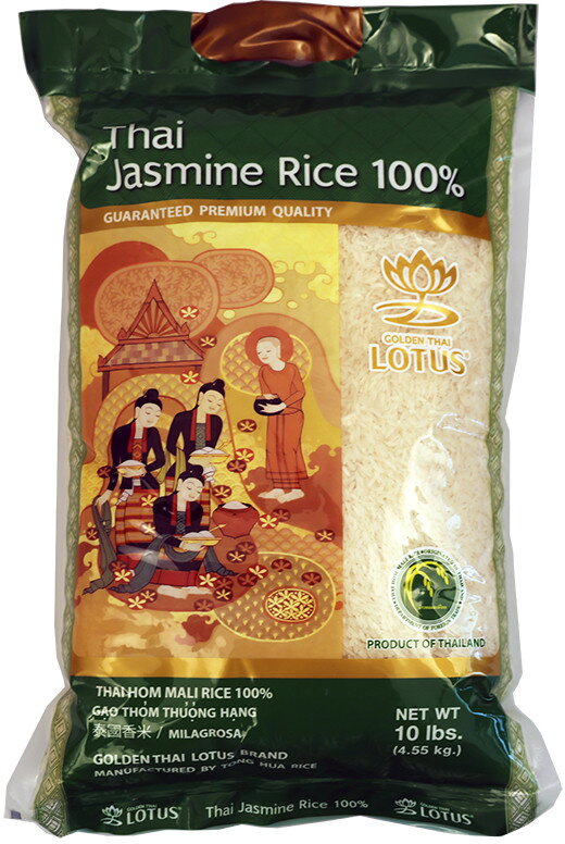 Ryža jasminova Golden Lotus 4,55 kg