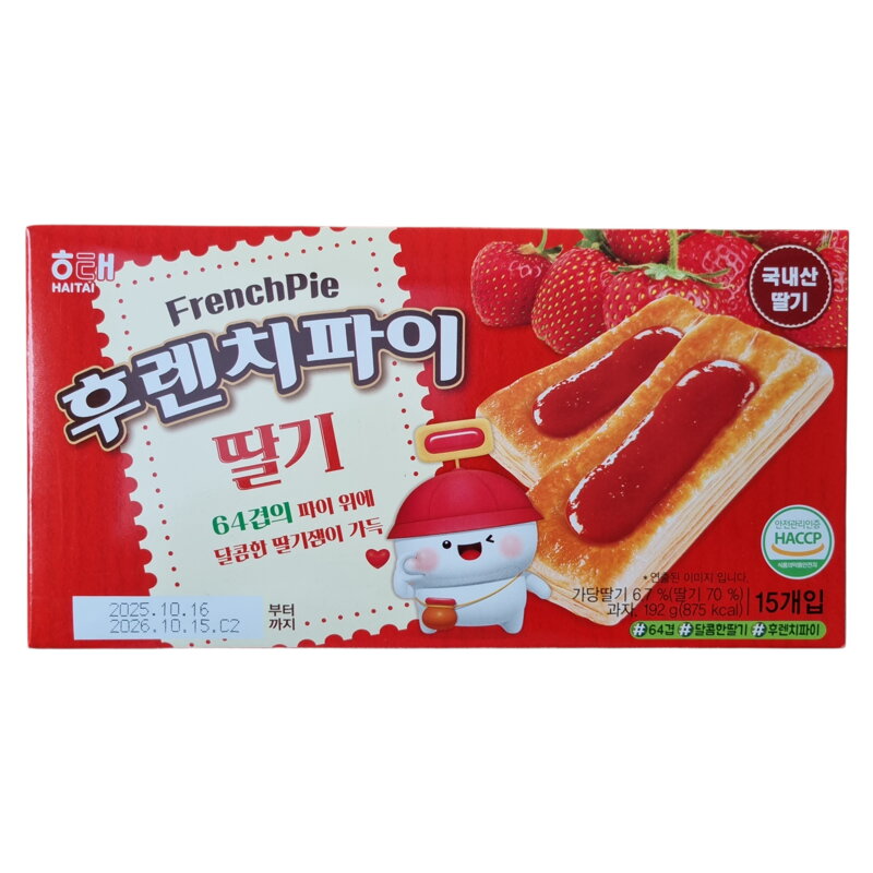 Koláčiky jahodové FrenchPie HAITAI 192g