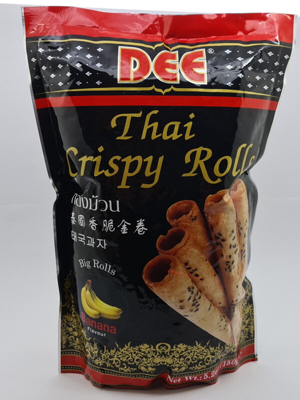 Thajské chrumkavé rolky banánové 150g