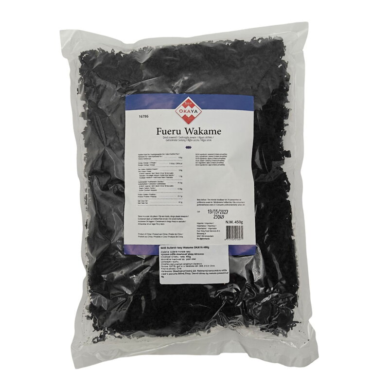 Riasy sušené Wakame OKAYA 450g