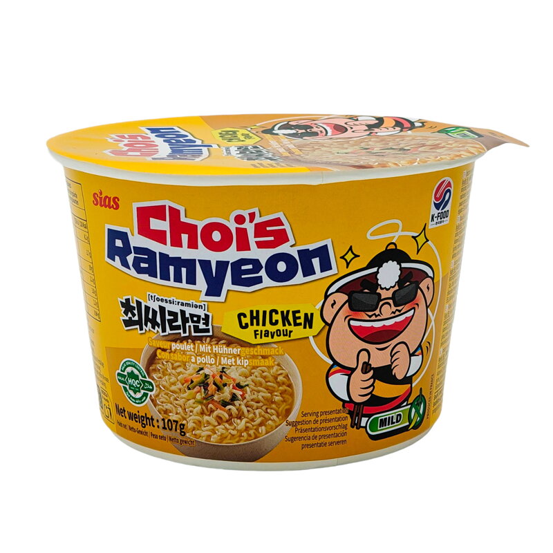 Polievka s kuracou príchuťou cup Chois Ramyeon 107g