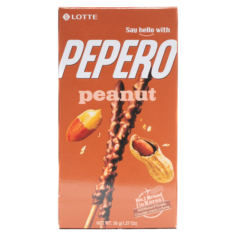 Tyčinky Pepero arašidové s čokoládou 36g