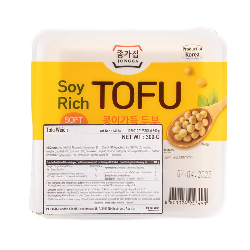 Tofu čerstvé na polievku 300 g