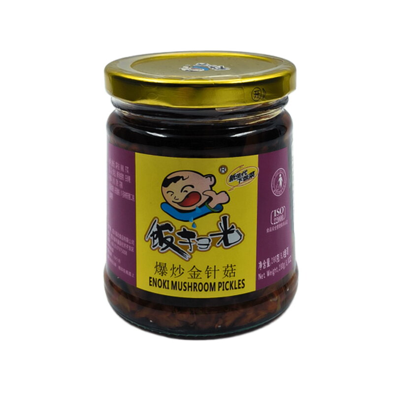 Huby Enoki nakladané 280g