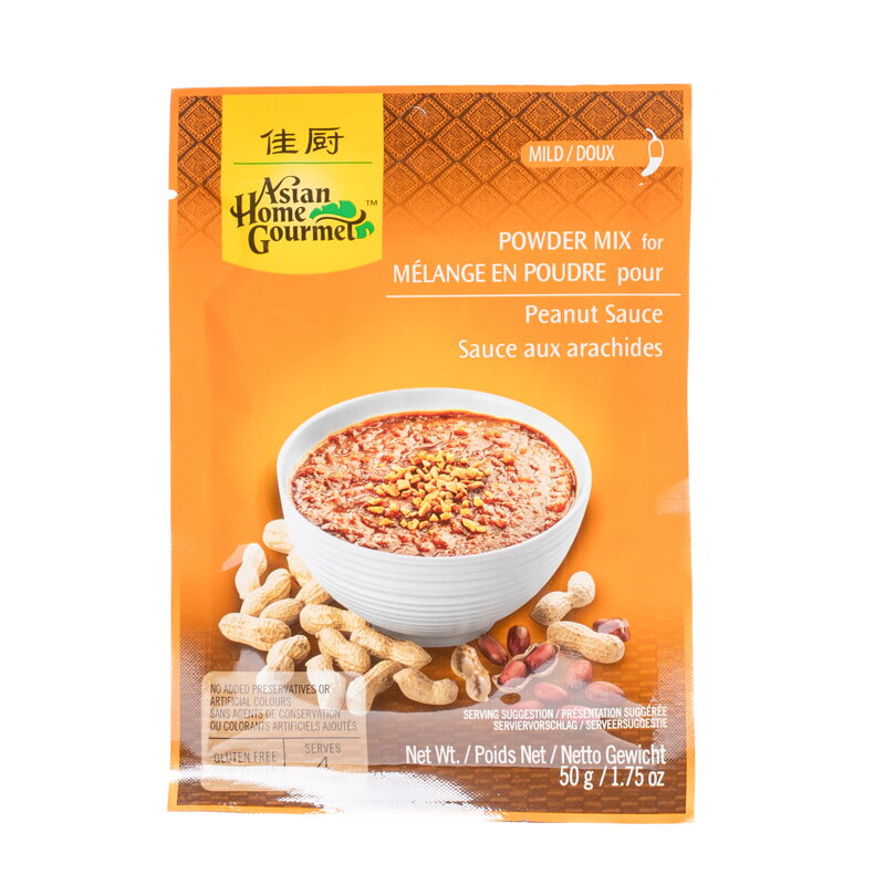 Prášok MIX mild na arašidovú omáčku AHG 50g