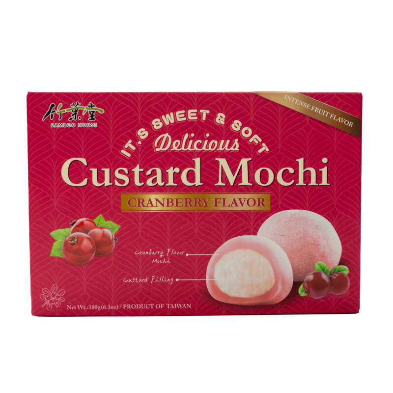 Koláčiky ryžové Mochi brusnicové s pudingom 180g