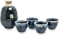 Set na sake modrý (pre 4 osoby) EDO JAPAN