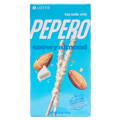 Tyčinky Pepero mandľové s bielou čokoládou 32g