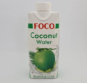 Kokosová voda 100% FOCO 330ml